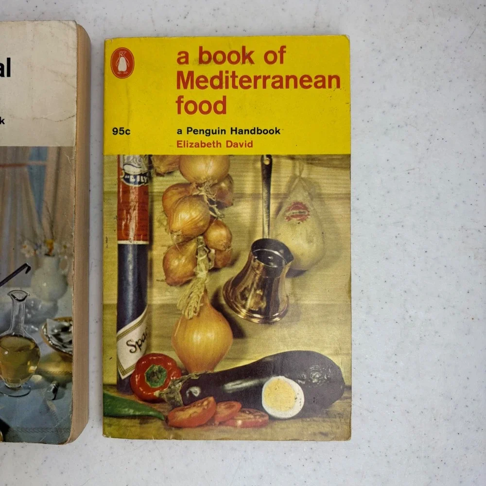 Elizabeth David Penguin Handbook Cookbooks  Mediterranean French Summer‎ Cooking